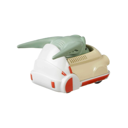 Hot Wheels Character Cars Grogu, Star Wars The Mandalorian, 1:64 Scale Car Vehicle, Licensed Blockbuster, Push-Around Play, Toy Collectors