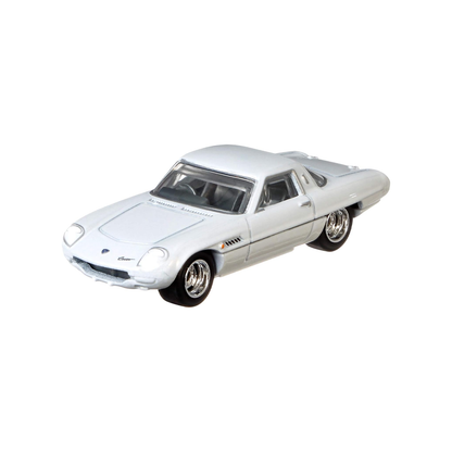 Hot Wheels Premium Jay Leno's Garage 1968 Mazda Cosmo Sport, 1:64 Scale, Authentic Vehicle Replicas, Cars, Real Riders, Metal, Display and Play