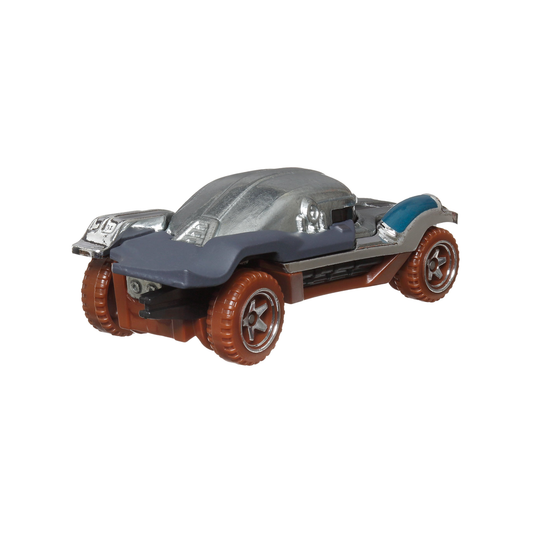 Hot Wheels Character Cars Star Wars The Mandalorian, 1:64 Scale Car Vehicle, Licensed Blockbuster, Push-Around Play, Toy Collectors