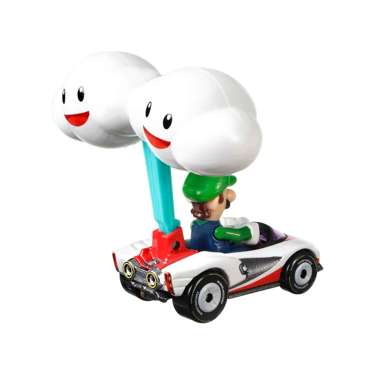Hot Wheels Mario Kart Gliders Luigi P-Wing Cloud Glider, Push and Play Plane Car, Toy Cars, Stunt Race Adventure, Fan Favorite, Collector, 2026 Mattel
