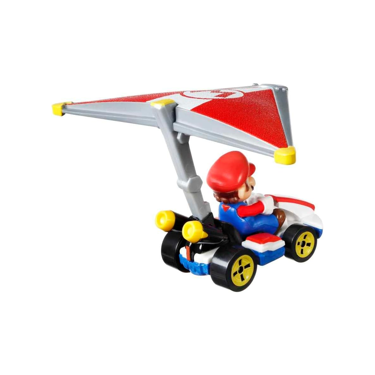 Hot Wheels Mario Kart Gliders Mario Standard Kart Super Glider, Push and Play Plane Car, Toy Cars, Stunt Race Adventure, Fan Favorite, Collector, 2026 Mattel