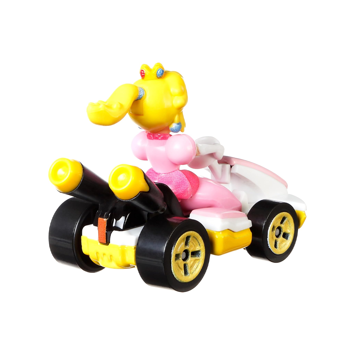 Hot Wheels Mario Kart Princess Peach Standard Kart, Push and Play Car, Toy Cars, Stunt Race Adventure, Fan Favorite, Collector, 2026 Mattel