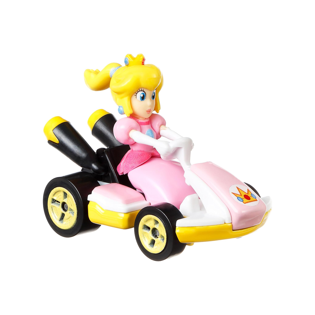 Hot Wheels Mario Kart Princess Peach Standard Kart, Push and Play Car, Toy Cars, Stunt Race Adventure, Fan Favorite, Collector, 2026 Mattel