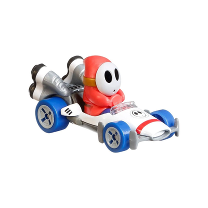 Hot Wheels Mario Kart Shy Guy B-Dasher, Push and Play Car, Toy Cars, Stunt Race Adventure, Fan Favorite, Collector, 2026