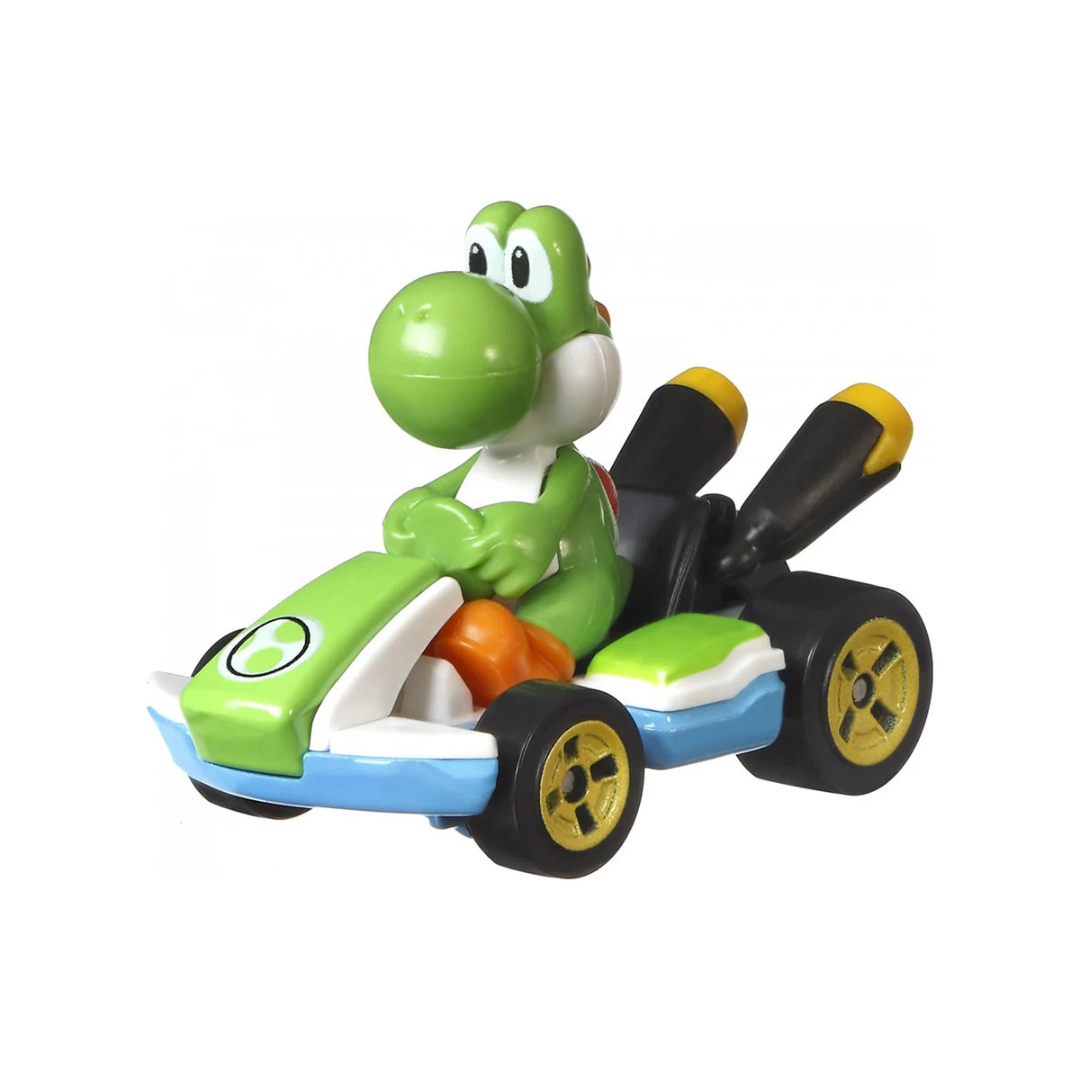 Hot Wheels Mario Kart Yoshi Standard Kart, Push and Play Car, Toy Cars, Stunt Race Adventure, Fan Favorite, Collector, 2026 Mattel