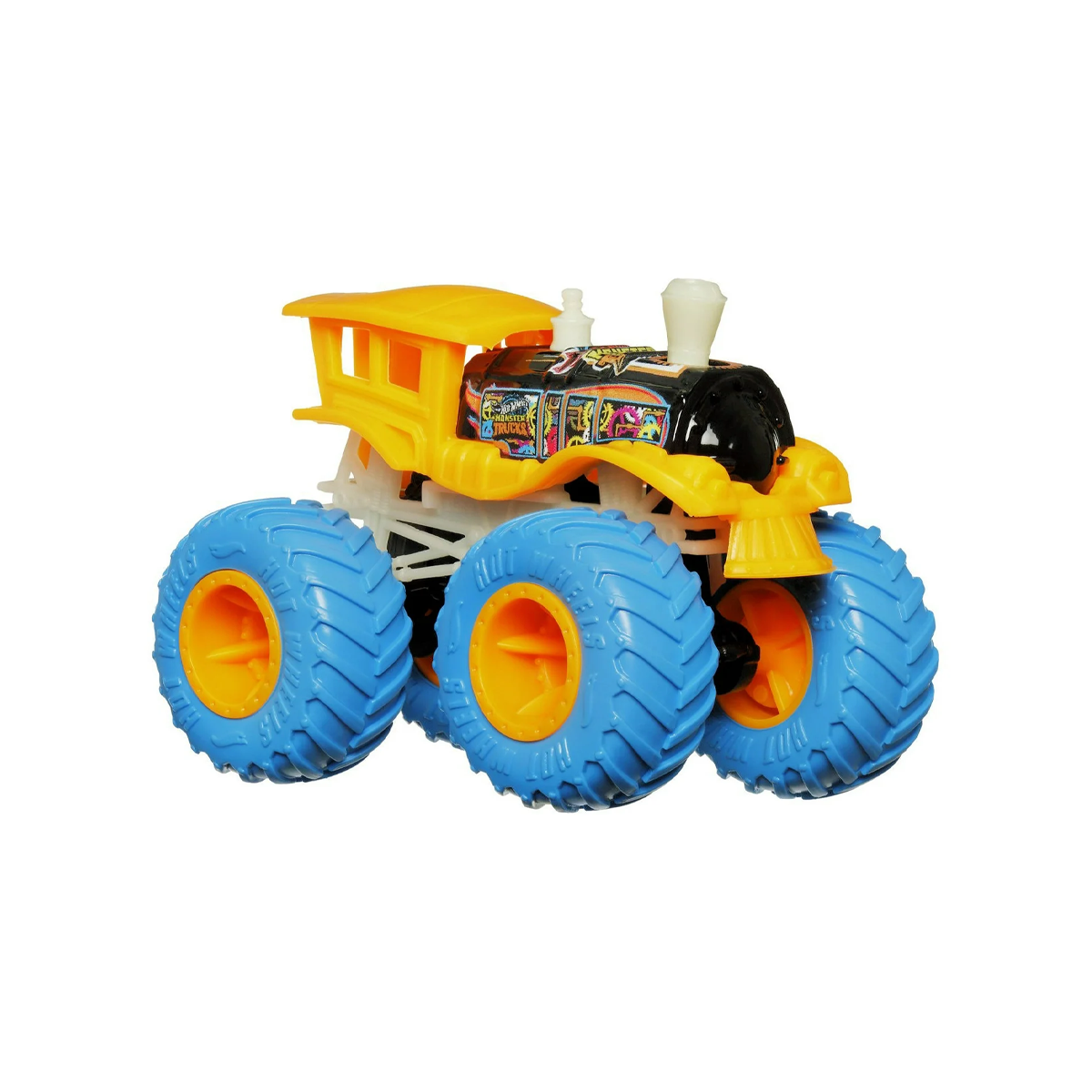 Hot Wheels Monster Trucks Glow in the Dark Loco Punk, Crashing, Smashing, 1:64 Scale, Authentic Vehicle Replicas, Cars, Display and Play, Mattel, 2025 2026, Fans Collectors, Big Wheels