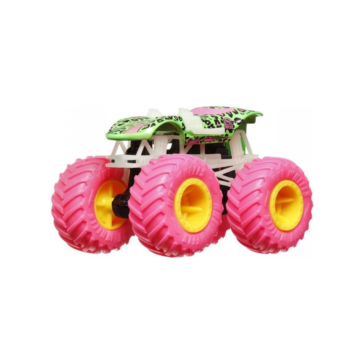 Hot Wheels Monster Trucks Glow in the Dark Twin Mill, Crashing, Smashing, 1:64 Scale, Authentic Vehicle Replicas, Cars, Display and Play, Mattel, 2025 2026, Fans Collectors, Big Wheels