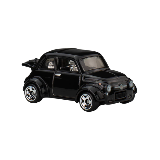 Hot Wheels National Icons '60s Fiat 500 D Modificado, Vintage Racing Club 3/5, Silver Series, Vintage Classic Die-Cast, Cars Vehicles, Push and Play Car, 1:64 Scale Toy