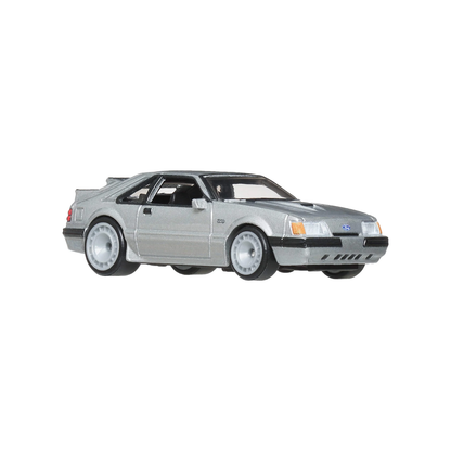 Hot Wheels Premium 84 Mustang SVO Power Trip, Car Culture, 1:64 Scale, Authentic Vehicle Replicas, Cars, Real Riders, Metal, Display and Play, Mattel, Pop Culture 2025 2026