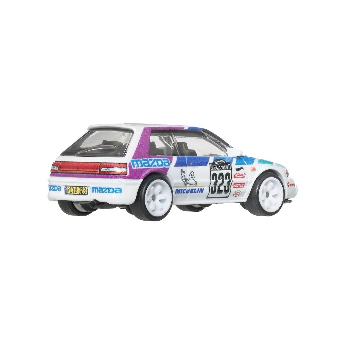 Hot Wheels Premium Mazda 323 GTR, Modern Classics, Car Culture, 1:64 Scale, Authentic Vehicle Replicas, Cars, Real Riders, Metal, Display and Play, Mattel, Pop Culture 2025 2026