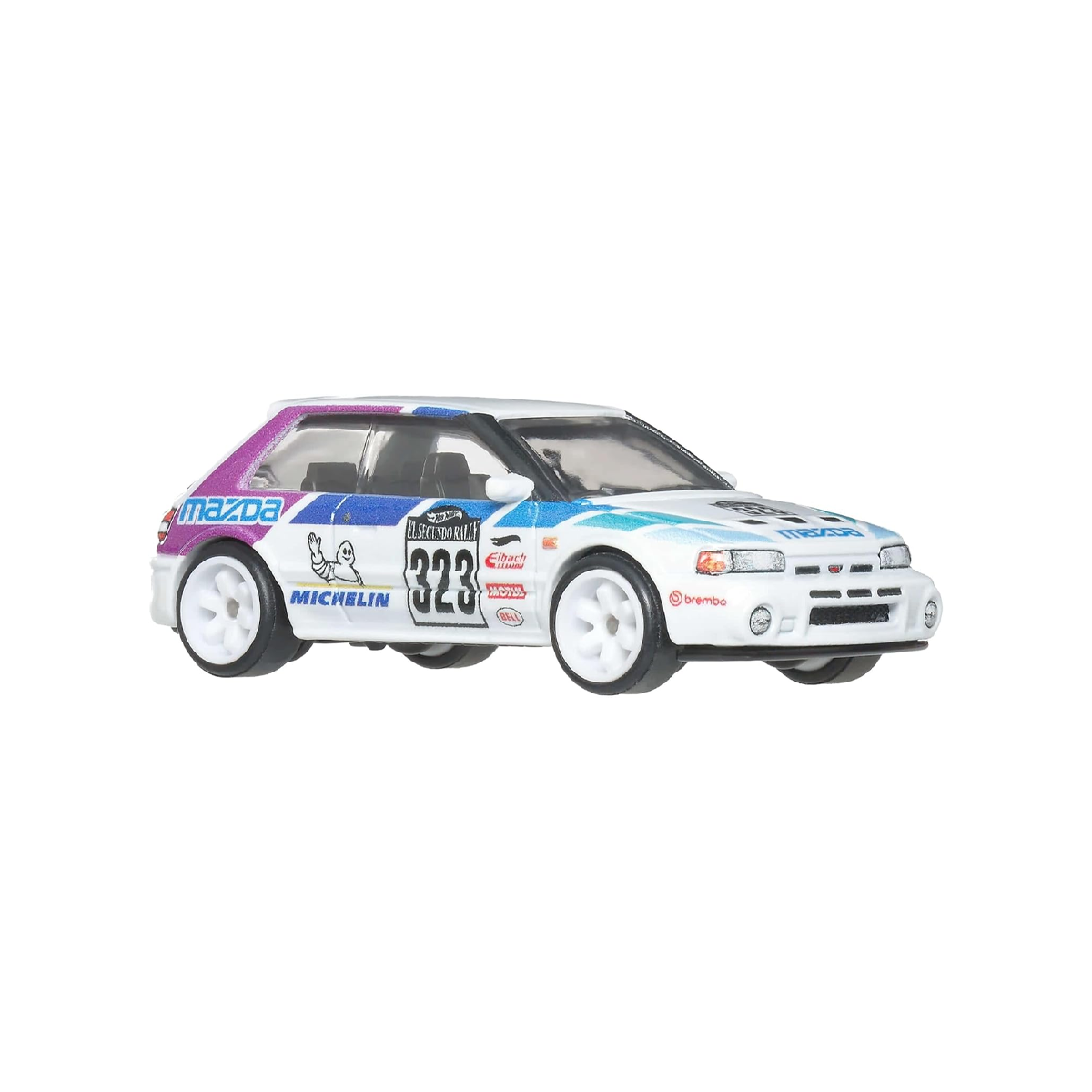 Hot Wheels Premium Mazda 323 GTR, Modern Classics, Car Culture, 1:64 Scale, Authentic Vehicle Replicas, Cars, Real Riders, Metal, Display and Play, Mattel, Pop Culture 2025 2026