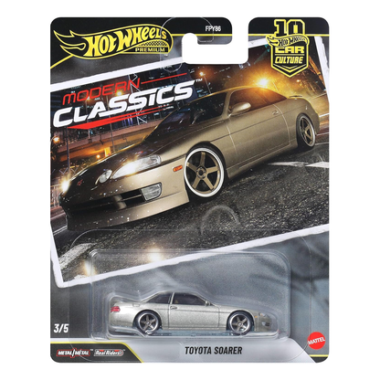 Hot Wheels Premium Toyota Soarer, Modern Classics, Car Culture, 1:64 Scale, Authentic Vehicle Replicas, Cars, Real Riders, Metal, Display and Play, Mattel, Pop Culture 2025 2026