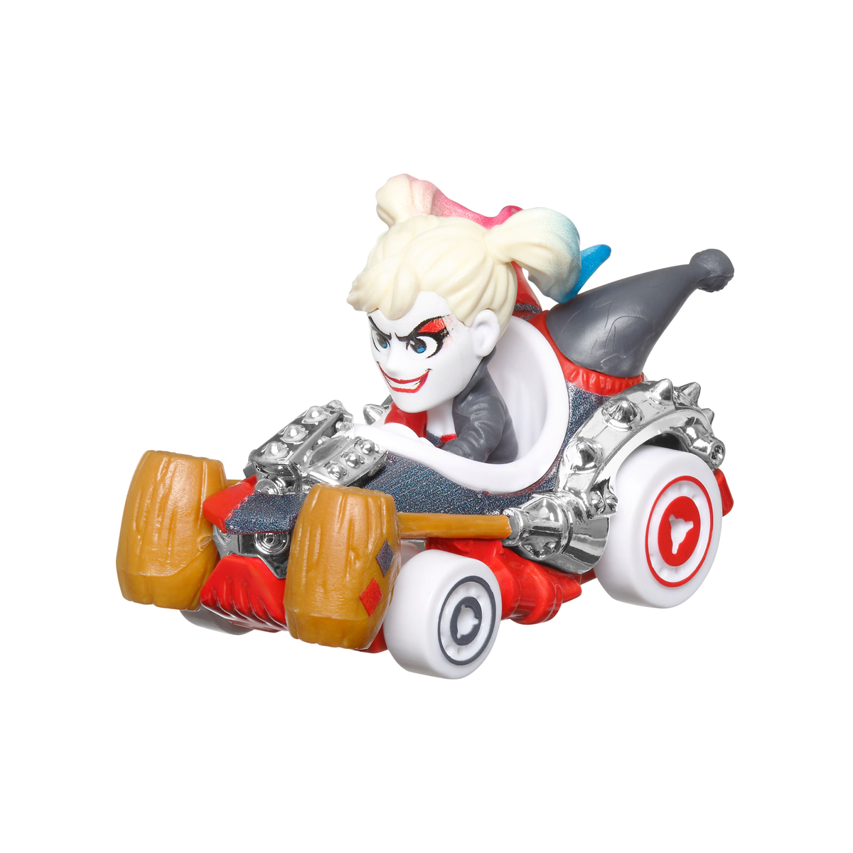 Hot Wheels Racer Verse Harley Quinn, DC Universe, 2025 2026, Toy Cars Vehicles Die-Cast, 1:64 Scale, Push and Go Play