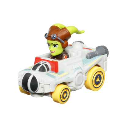 Hot Wheels Racer Verse Hera Syndulla, Star Wars, 2025 2026, Toy Cars Vehicles Die-Cast, 1:64 Scale, Push and Go Play