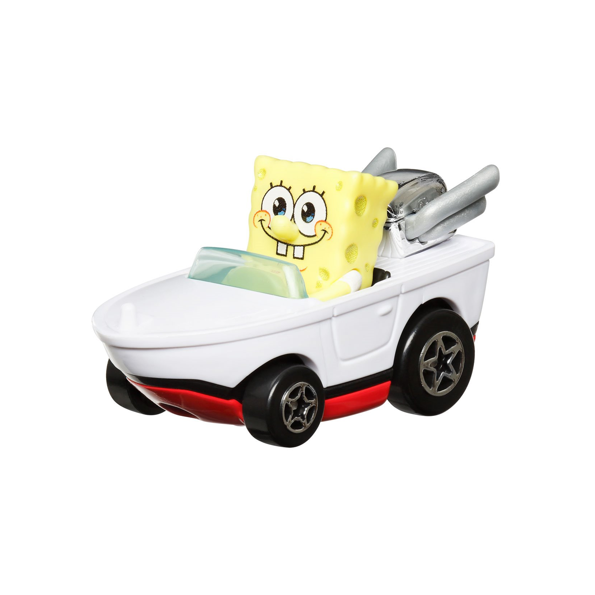 Hot Wheels Racer Verse Plankton and SpongeBob SquarePants, 2026 2-Pack, Nickelodeon, Toy Cars Vehicles Die-Cast, 1:64 Scale, Push and Go Play
