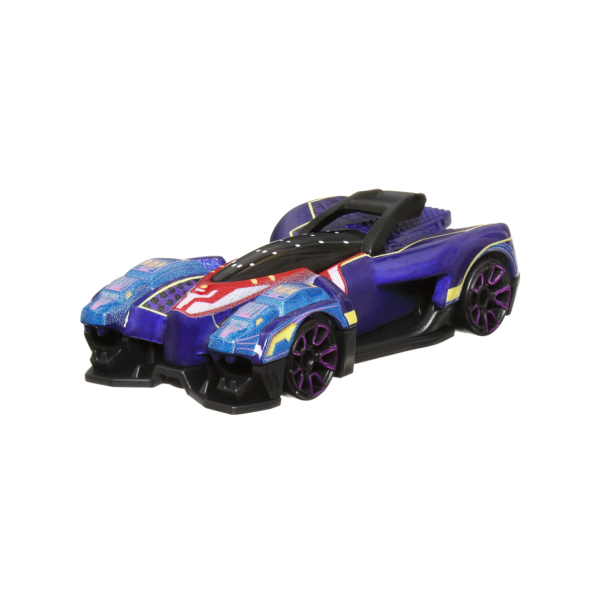 Hot Wheels Character Cars Shuri, Disney 100 Years Marvel Black Panther, 1:64 Scale Car Vehicle, Licensed Blockbuster, Push-Around Play, Toy Collectors