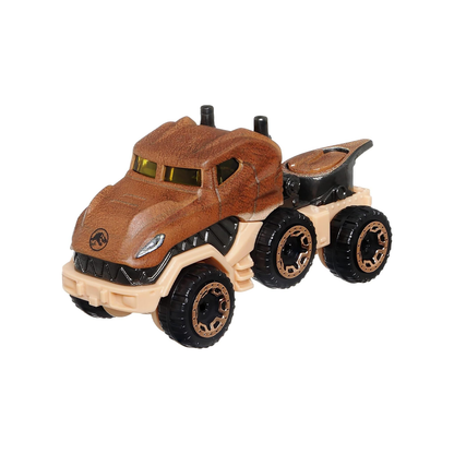 Hot Wheels Character Cars Tyrannosaurus Rex Jurassic World, 1:64 Scale Car Vehicle, Licensed Blockbuster, Push-Around Play, Toy Collectors