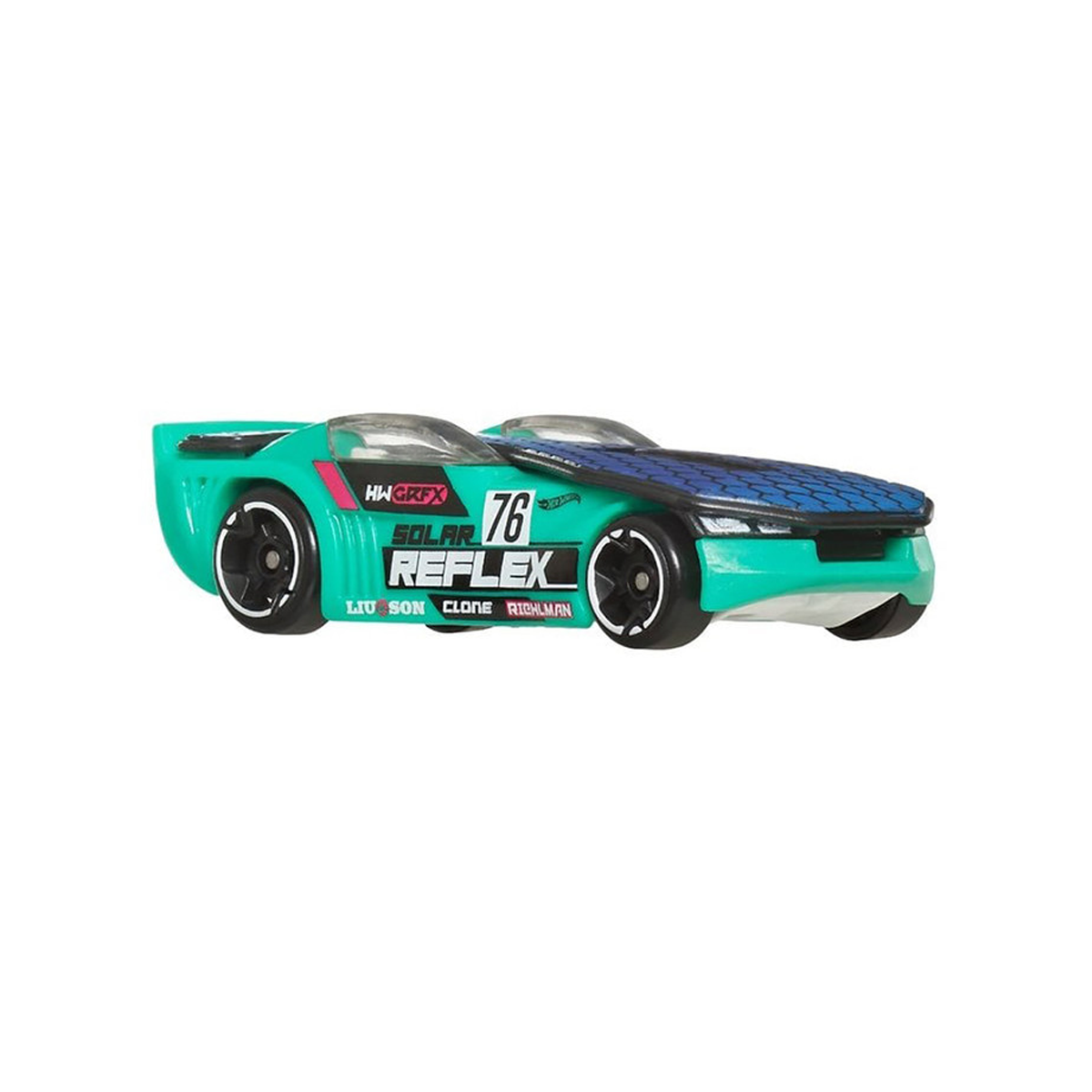 Hot Wheels Vintage Racing Club Solar Reflex 2/5, Vintage Classic Die-Cast, Cars Vehicles, Push and Play Car, 1:64 Scale Toy