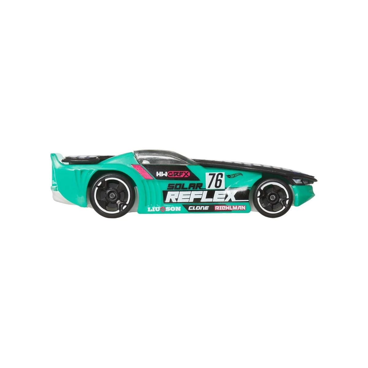 Hot Wheels Vintage Racing Club Solar Reflex 2/5, Vintage Classic Die-Cast, Cars Vehicles, Push and Play Car, 1:64 Scale Toy