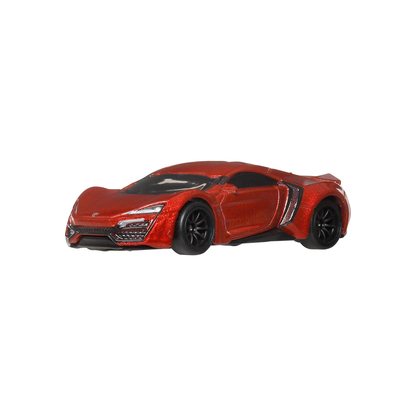 Hot Wheels Premium Fast & Furious 25 Years, W Motors Lykan Hypersport, 1:64 Scale, Authentic Vehicle Replicas, Cars, Real Riders, Metal, Display and Play