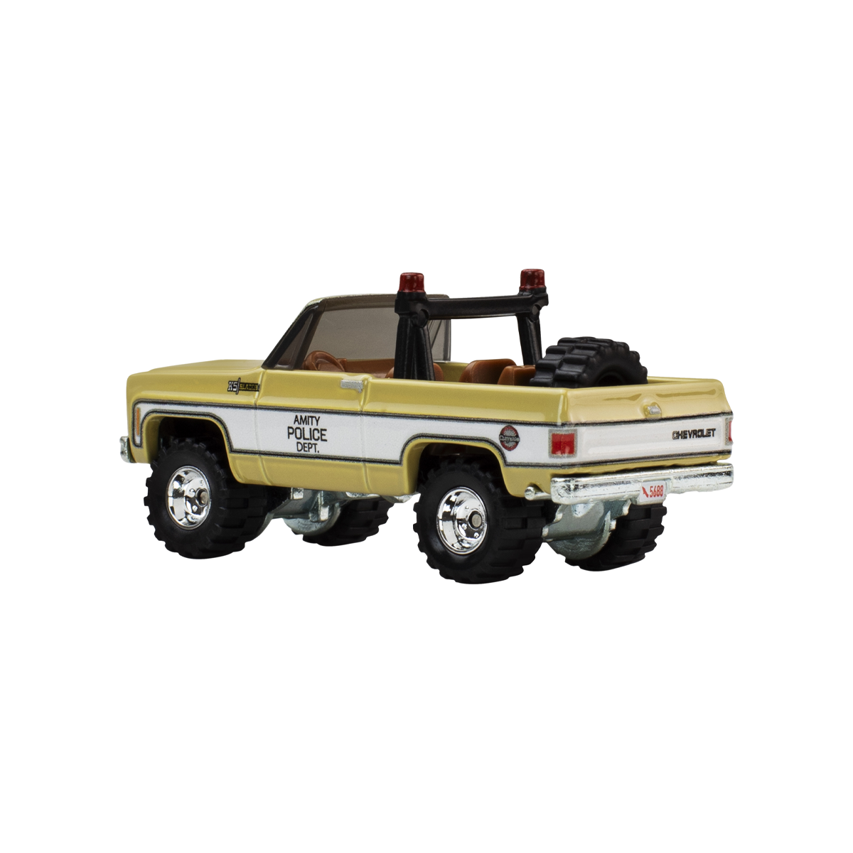 Hot Wheels Premium '75 Chevy Blazer Custom Jaws, Pop Culture, 1:64 Scale, Authentic Vehicle Replicas, Cars, Real Riders, Metal, Display and Play, Mattel, Pop Culture 2026 2027