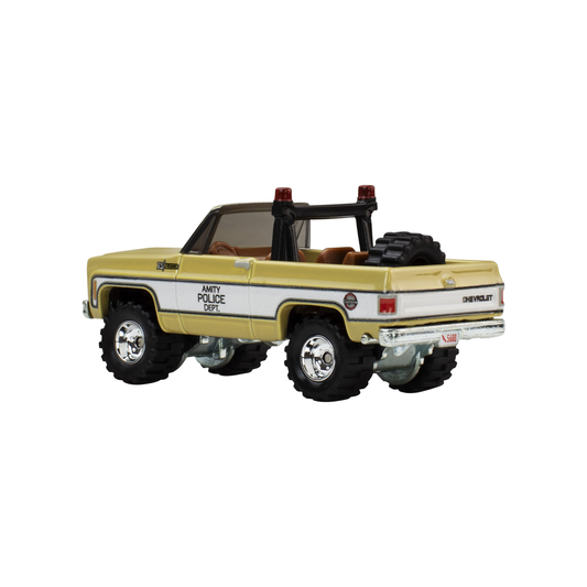 Hot Wheels Premium '75 Chevy Blazer Custom Jaws, Pop Culture, 1:64 Scale, Authentic Vehicle Replicas, Cars, Real Riders, Metal, Display and Play, Mattel, Pop Culture 2026 2027