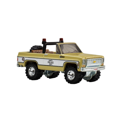 Hot Wheels Premium '75 Chevy Blazer Custom Jaws, Pop Culture, 1:64 Scale, Authentic Vehicle Replicas, Cars, Real Riders, Metal, Display and Play, Mattel, Pop Culture 2026 2027