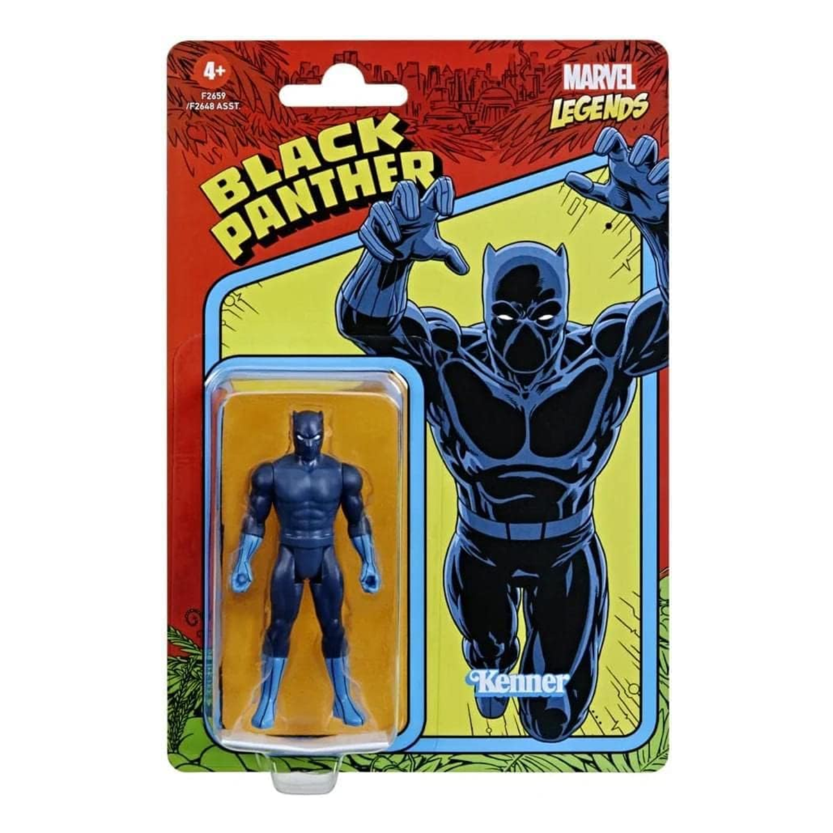 Marvel Legends Black Panther Retro Collection Hasbro Kenner Vintage Action Figure