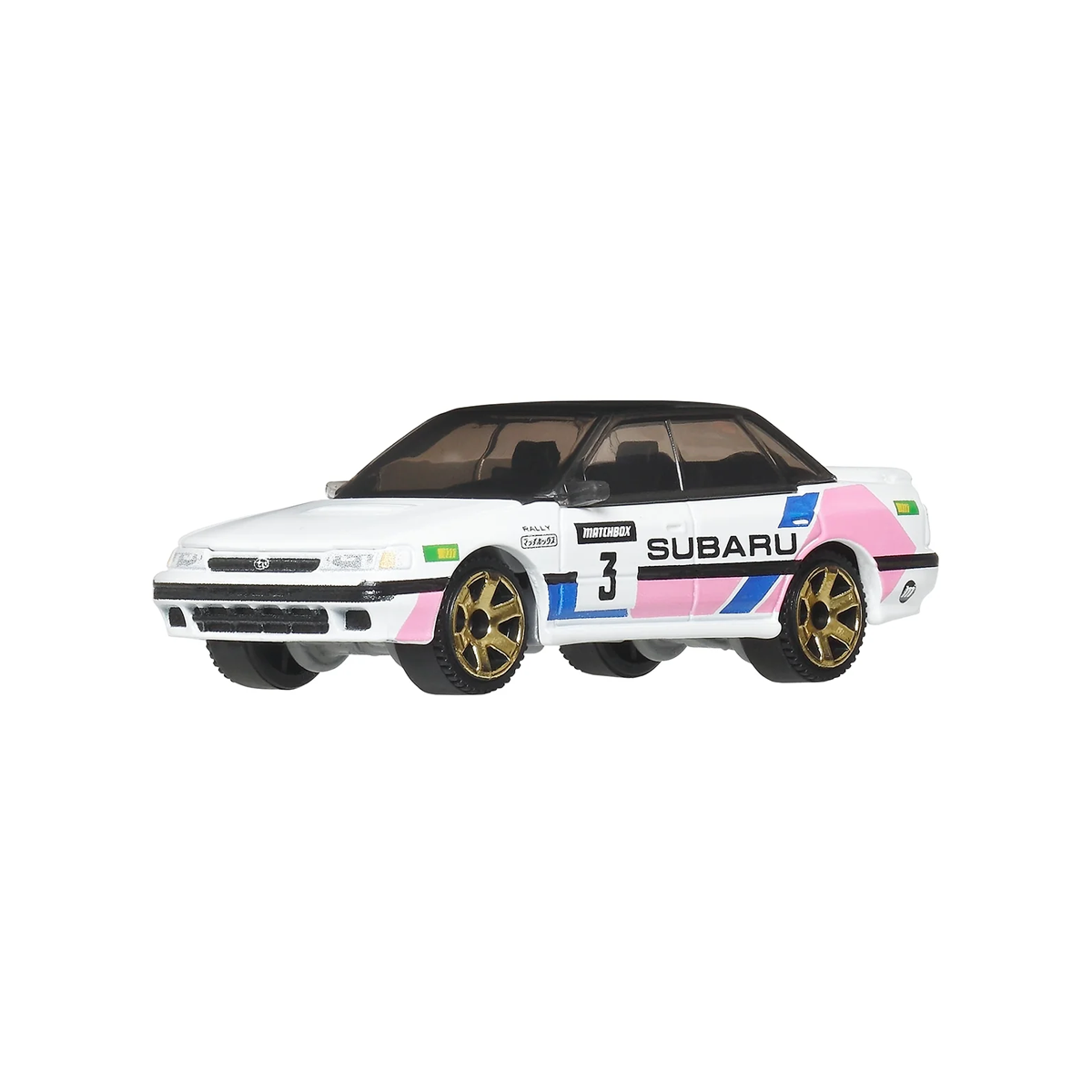 Matchbox Moving Parts 1993 Subaru Legacy RS, Cars Trucks, 1:64 Scale Die-Cast Vehicles, Realistic, Push and Go Toy Car