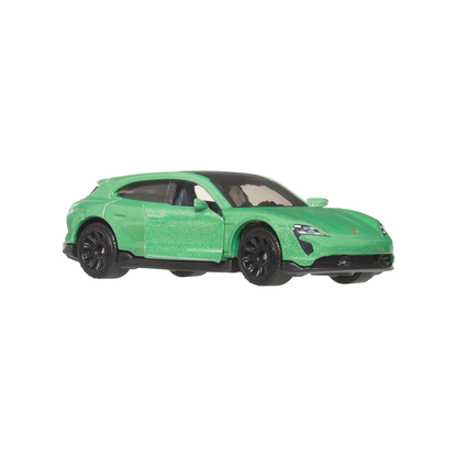 Matchbox Moving Parts Porsche Taycan GTS Sport Turismo, Cars Trucks, 1:64 Scale Die-Cast Vehicles, Realistic, Push and Go Toy Car