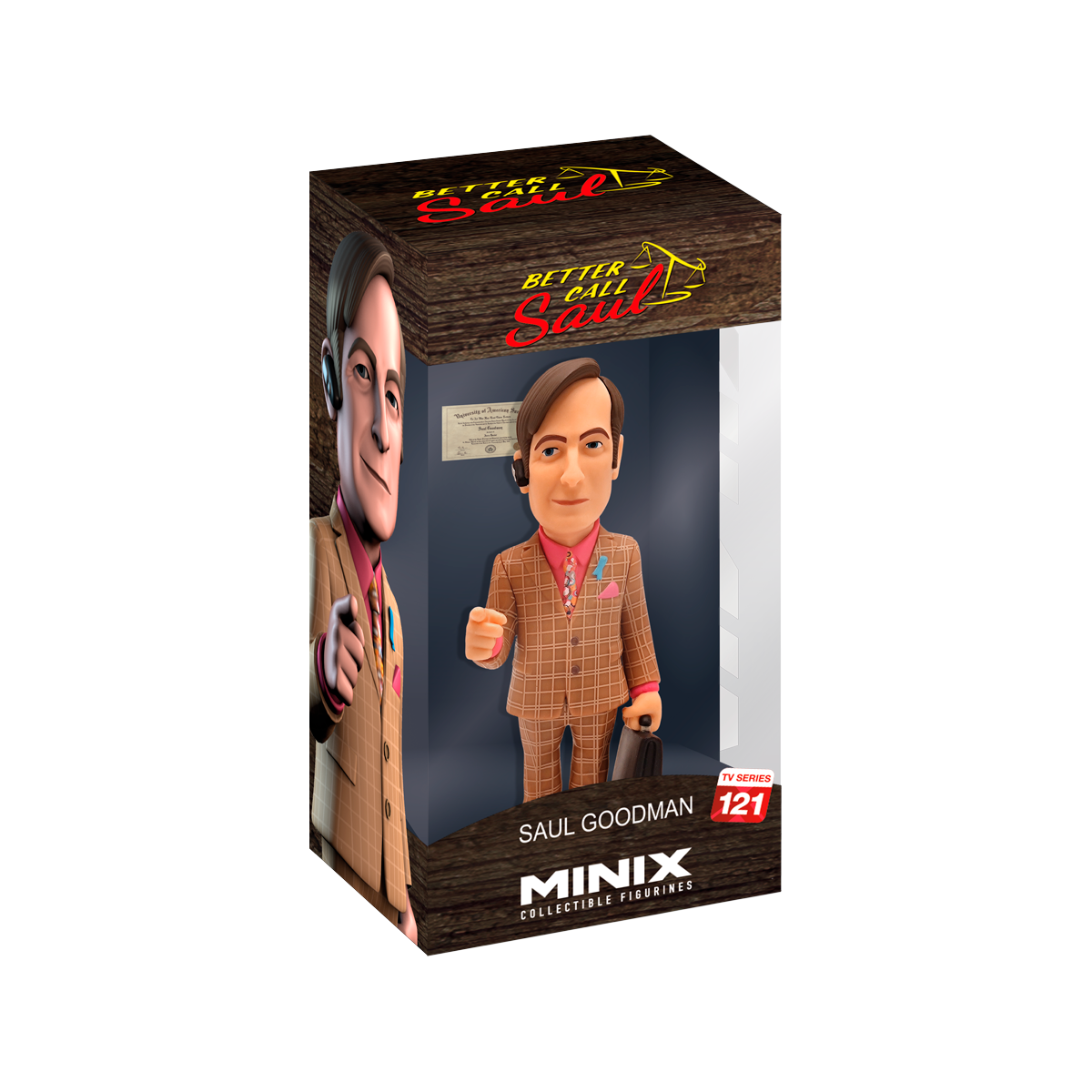 Minix Collectible Figurines Better Call Saul Goodman Series 121, Action Figure, Toy, Collectors, Authentic, Officially Licensed, Premium Gift