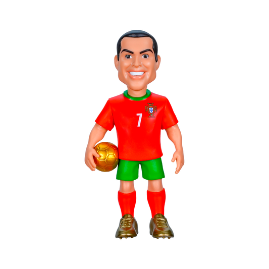 Minix Collectible Figurines Cristiano Ronaldo Football Stars Series, Action Figure, Toy, Collectors, Authentic, Officially Licensed, Premium Gift