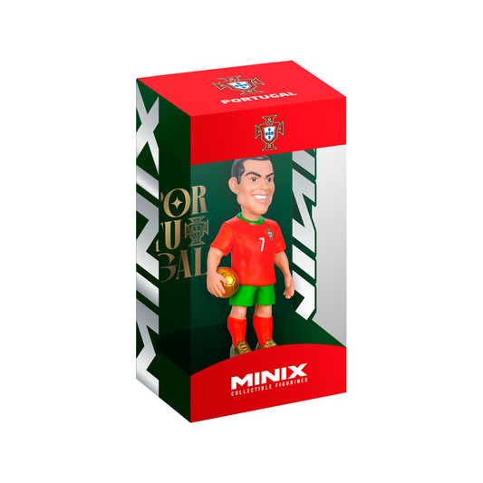 Minix Collectible Figurines Cristiano Ronaldo Football Stars Series, Action Figure, Toy, Collectors, Authentic, Officially Licensed, Premium Gift