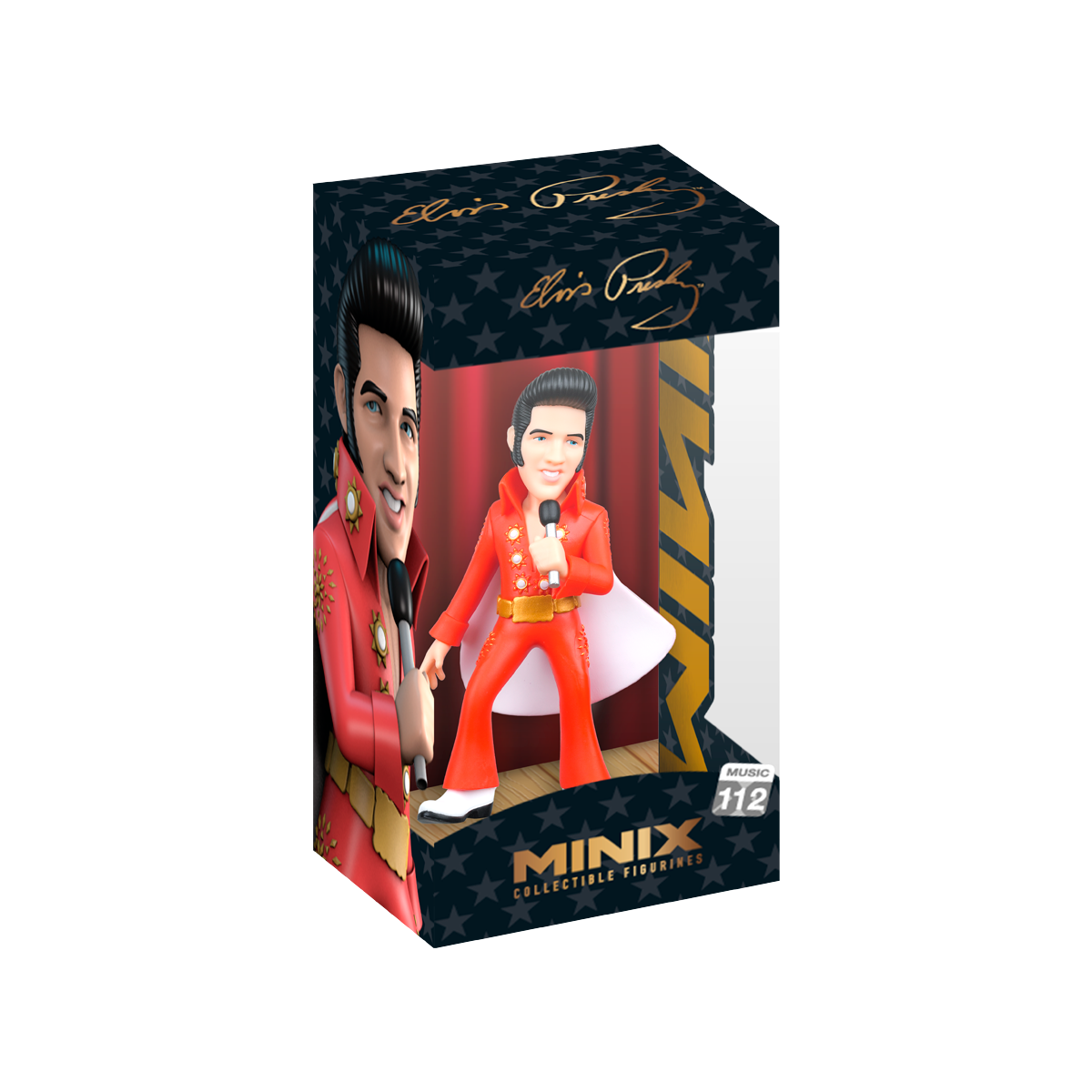 Minix Collectible Figurines Elvis Presley Music Series 112, Action Figure, Toy, Collectors, Authentic, Officially Licensed, Premium Gift