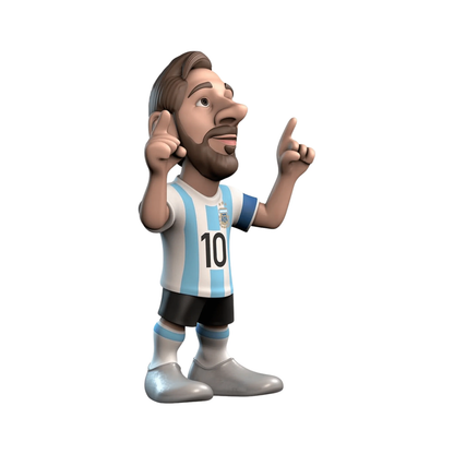 Minix Collectible Figurines Lionel Messi Football Stars Series 173, Action Figure, Toy, Collectors, Authentic, Officially Licensed, Premium Gift