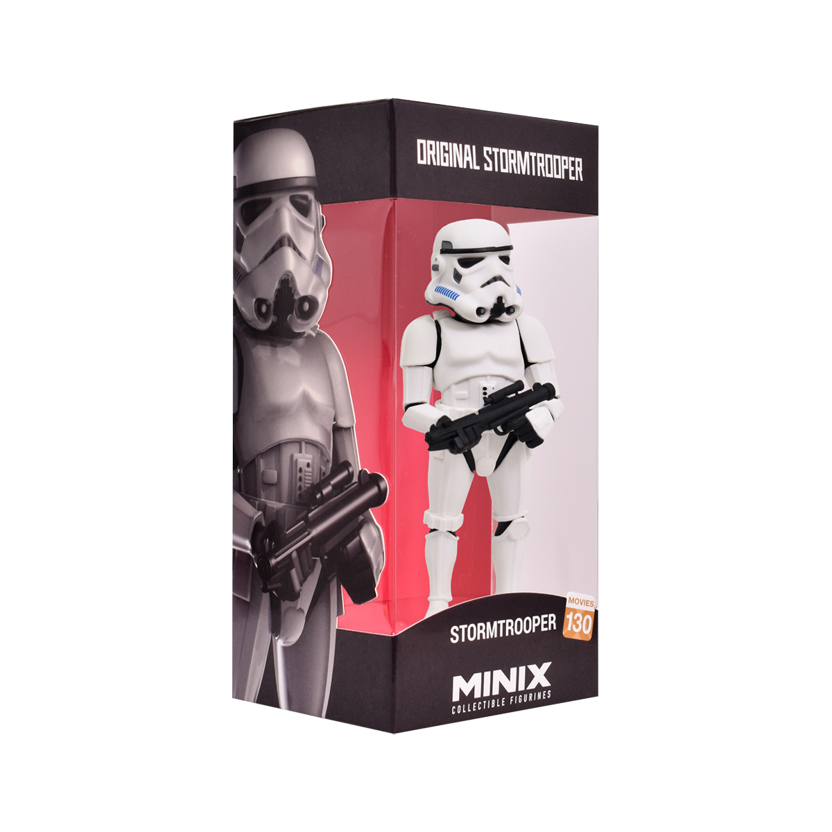 Minix Collectible Figurines Original Stormtrooper Star Wars Movie Series 130, Action Figure, Toy, Collectors, Authentic, Officially Licensed, Premium Gift