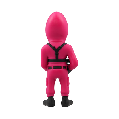 Minix Collectible Figurines Squid Game Masked Triangle Guard Series 157, Action Figure, Toy, Collectors, Authentic, Officially Licensed, Premium Gift