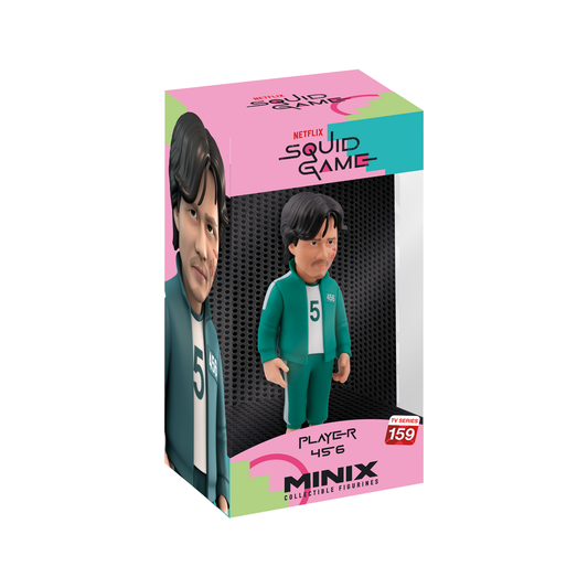Minix Collectible Figurines Squid Game Player 456 Series 159, Action Figure, Toy, Collectors, Authentic, Officially Licensed, Premium Gift