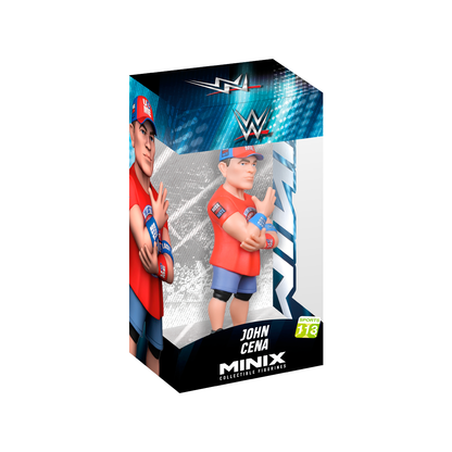 Minix Collectible Figurines WWE John Cena Sports Series 113, Action Figure, Toy, Collectors, Authentic, Officially Licensed, Premium Gift