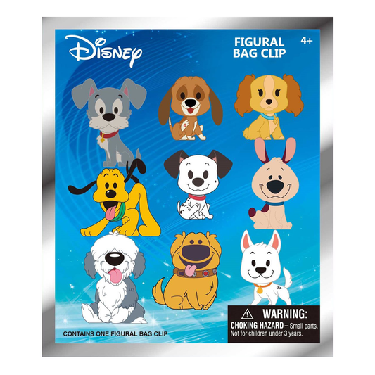 Monogram Disney Dogs Bag Clip, Collectible Key Chain, 3D Foam, Disney Collectors, Special Rare Chase Figures