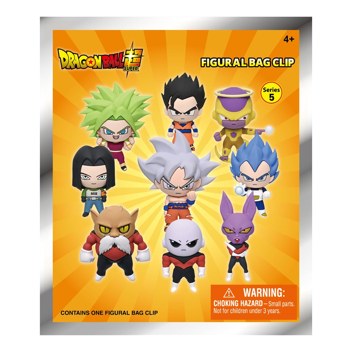 Monogram Dragon Ball Super Bag Clip, Collectible Key Chain, 3D Foam, Collectors, Special Rare Chase Figures, Crunchyroll, Goku, Gohan, Vegeta, Android 17, Frieza