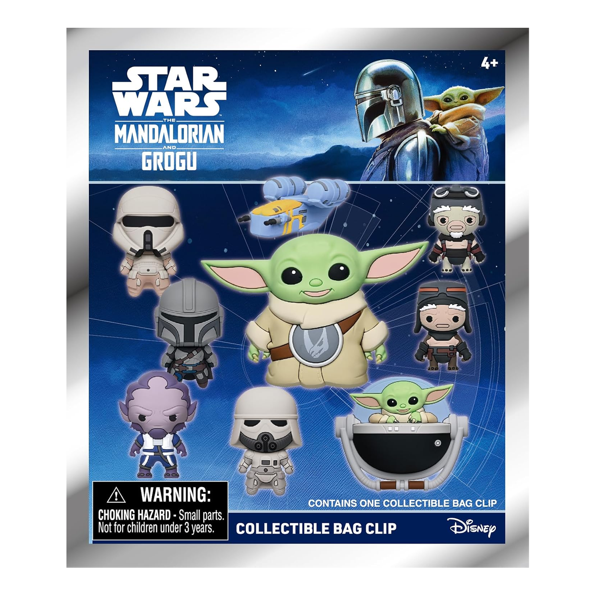 Monogram Star Wars Episode III Revenge of the Sith Bag Clip, Collectible Key Chain, 3D Foam, Collectors, Special Rare Chase Figures, Yoda, Anakin Skywalker, Shaak Ti, Sith Lord, Clone Commander, Plo Koono Aayla Secura