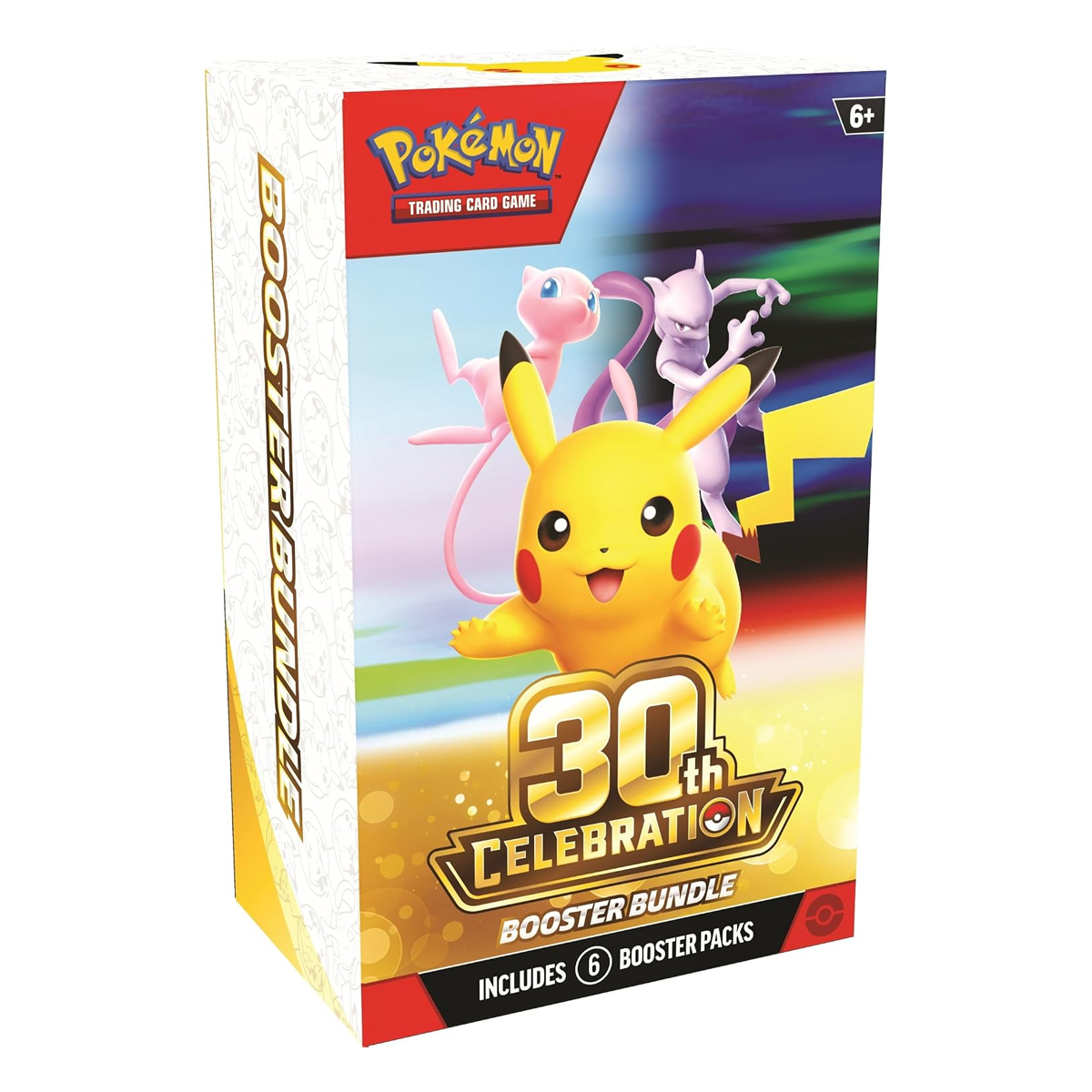 Pokémon TCG 30th Celebration Booster Bundle, Collector, Chase, Collection, Trading Card Game, Booster Expansion Pack, Art Card, Digital Code, Fan Favorite, Pikachu