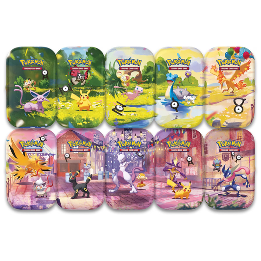 Pokémon TCG 30th Celebration Mini Tin Display, Collector, Chase, Collection, Trading Card Game, Booster Expansion Pack, Art Card, Digital Code, Fan Favorite, Pikachu