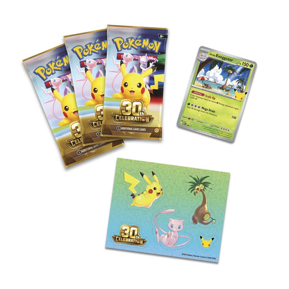 Pokémon TCG 30th Celebration Tech Sticker Collection Alolan Exeggutor, Collector, Chase, Collection, Trading Card Game, Booster Expansion Pack, Art Card, Digital Code, Fan Favorite, Pikachu