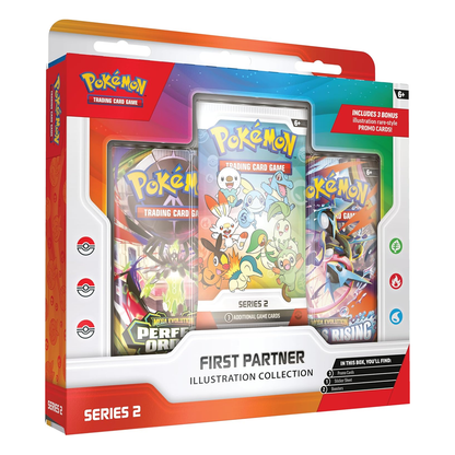 Pokémon TCG: First Parter Illustration Collection Series 2, Collector, Chase, Collection, Trading Card Game, Booster Expansion Pack, Art Card, Digital Code, Fan Favorite, Perfect Order, Mega Evolution, Chaos Rising