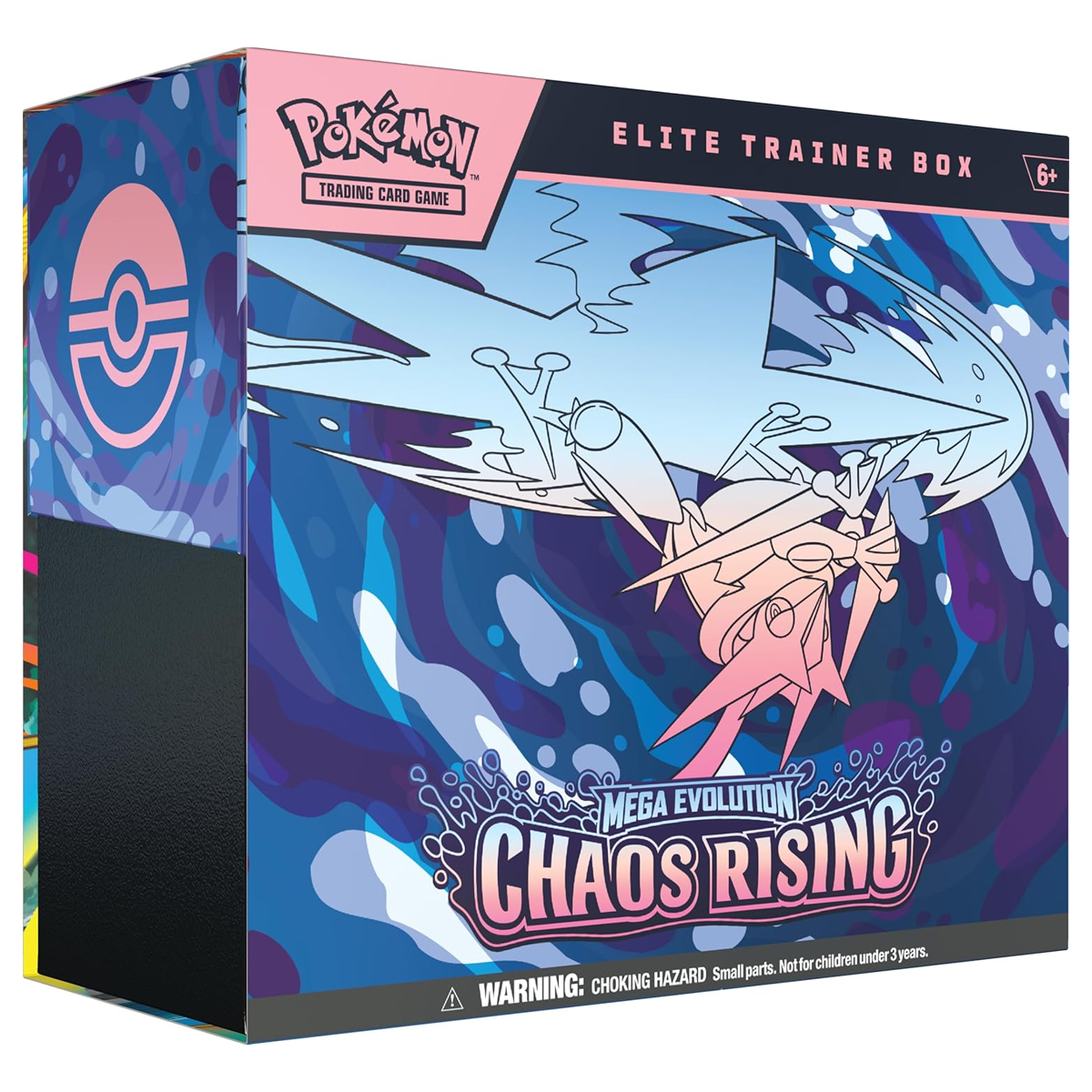 Pokémon TCG: Mega Evolution Chaos Rising Elite Trainer Box, Collector, Chase, Collection, Trading Card Game, Booster Expansion Pack, Art Card, Digital Code, Fan Favorite, Perfect Order, Phantasmal Flames