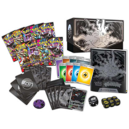 Pokémon TCG: Mega Evolution Pitch Black Elite Trainer Box, Collector, Chase, Collection, Trading Card Game, Booster Expansion Pack, Art Card, Digital Code, Fan Favorite, Perfect Order, Phantasmal Flames, Chaos Rising 2026