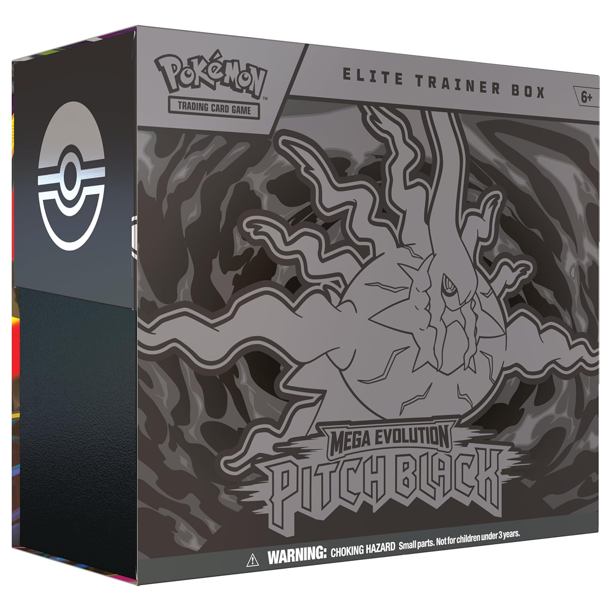 Pokémon TCG: Mega Evolution Pitch Black Elite Trainer Box, Collector, Chase, Collection, Trading Card Game, Booster Expansion Pack, Art Card, Digital Code, Fan Favorite, Perfect Order, Phantasmal Flames, Chaos Rising 2026